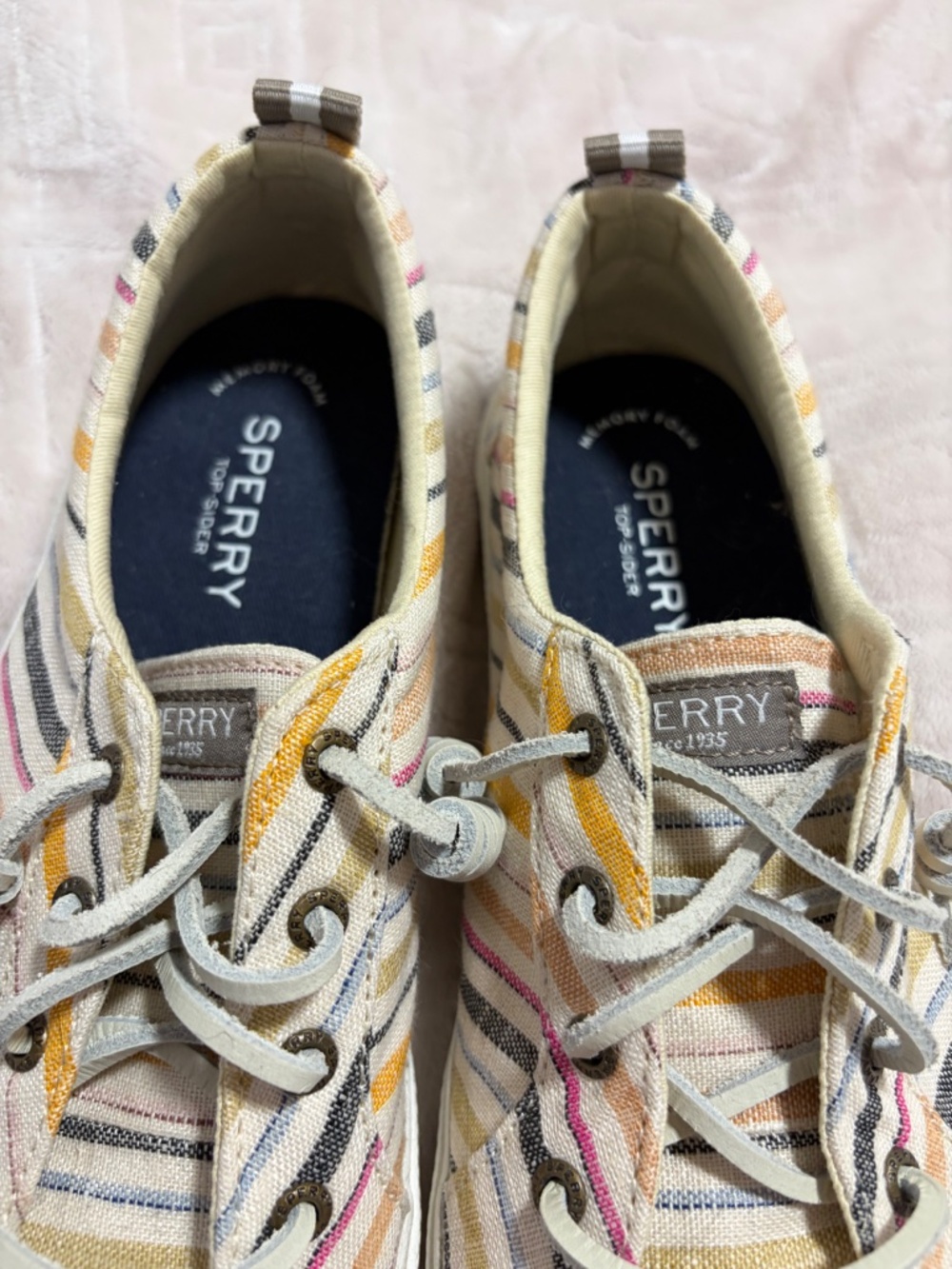Sperry Top Sider Pier Wave Multicolor Womens Size 8 Slip On Shoes - Picture 2 of 4